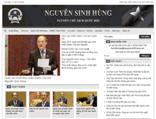 Tablet Screenshot of nguyensinhhung.net